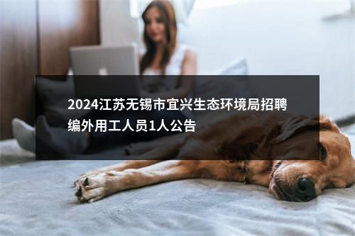 2024江苏无锡市宜兴生态环境局招聘编外用工人员1人公告                进入阅读模式 图片